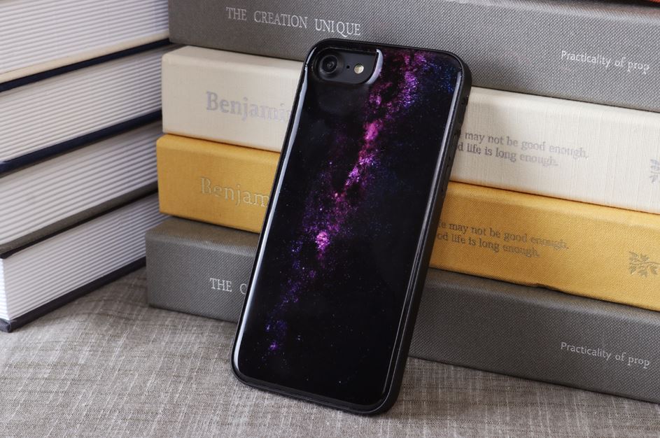 iKins iPhone 8/7 Case Milky Way Black