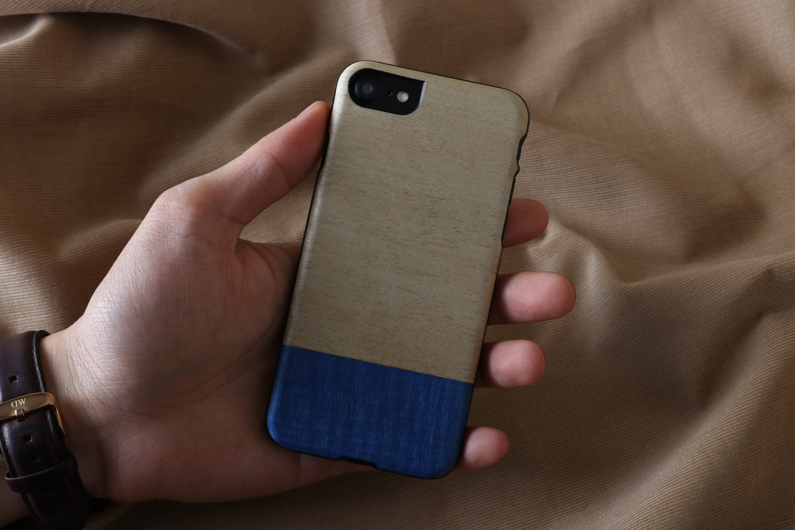 MAN&WOOD iPhone 7/8 Apvalks Dove Black