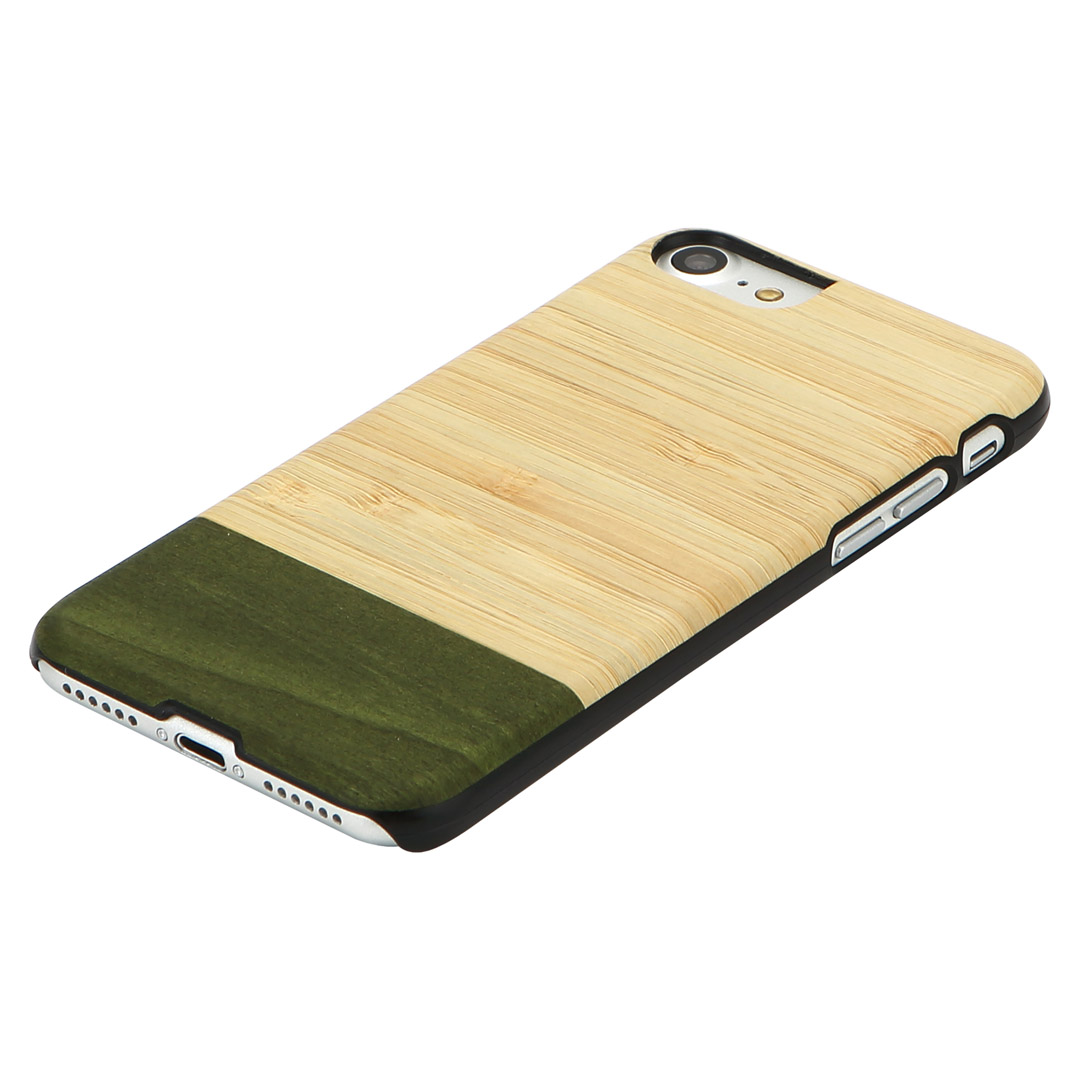 MAN&WOOD iPhone 7/8 Bambusa Meža Melns Vāciņš