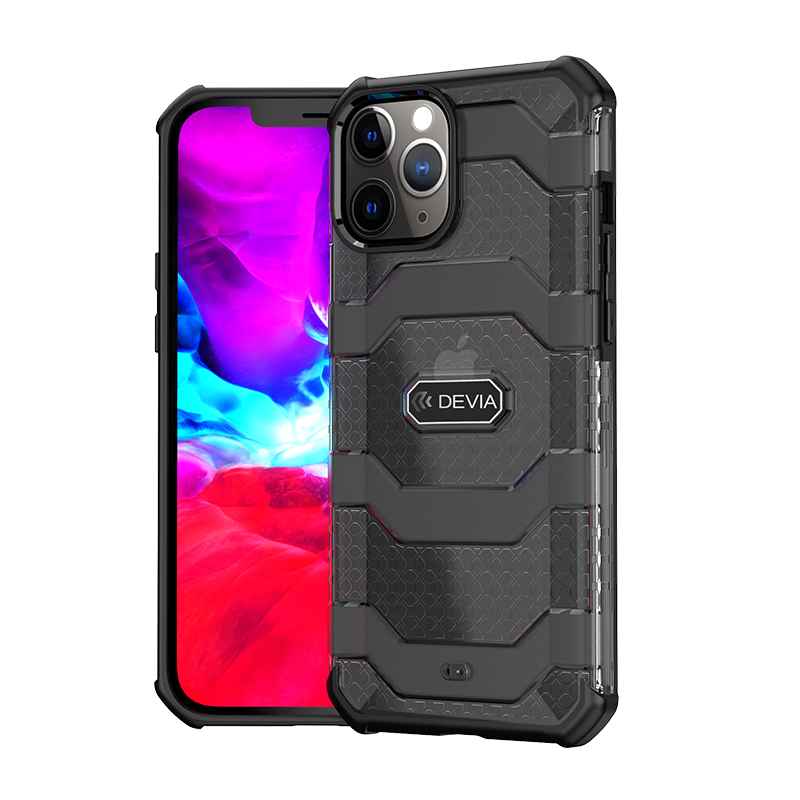 Devia Vanguard iPhone 12 Pro Max Löögikindel Korpus Must
