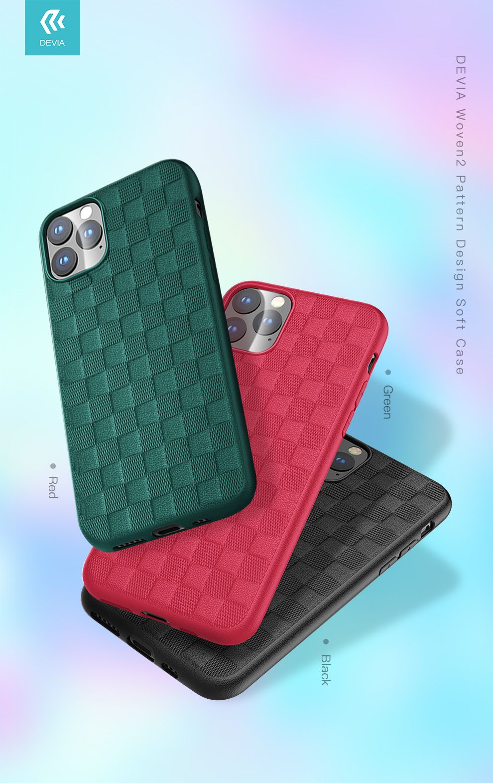 Devia Woven2 iPhone 11 Pro Max Case Red