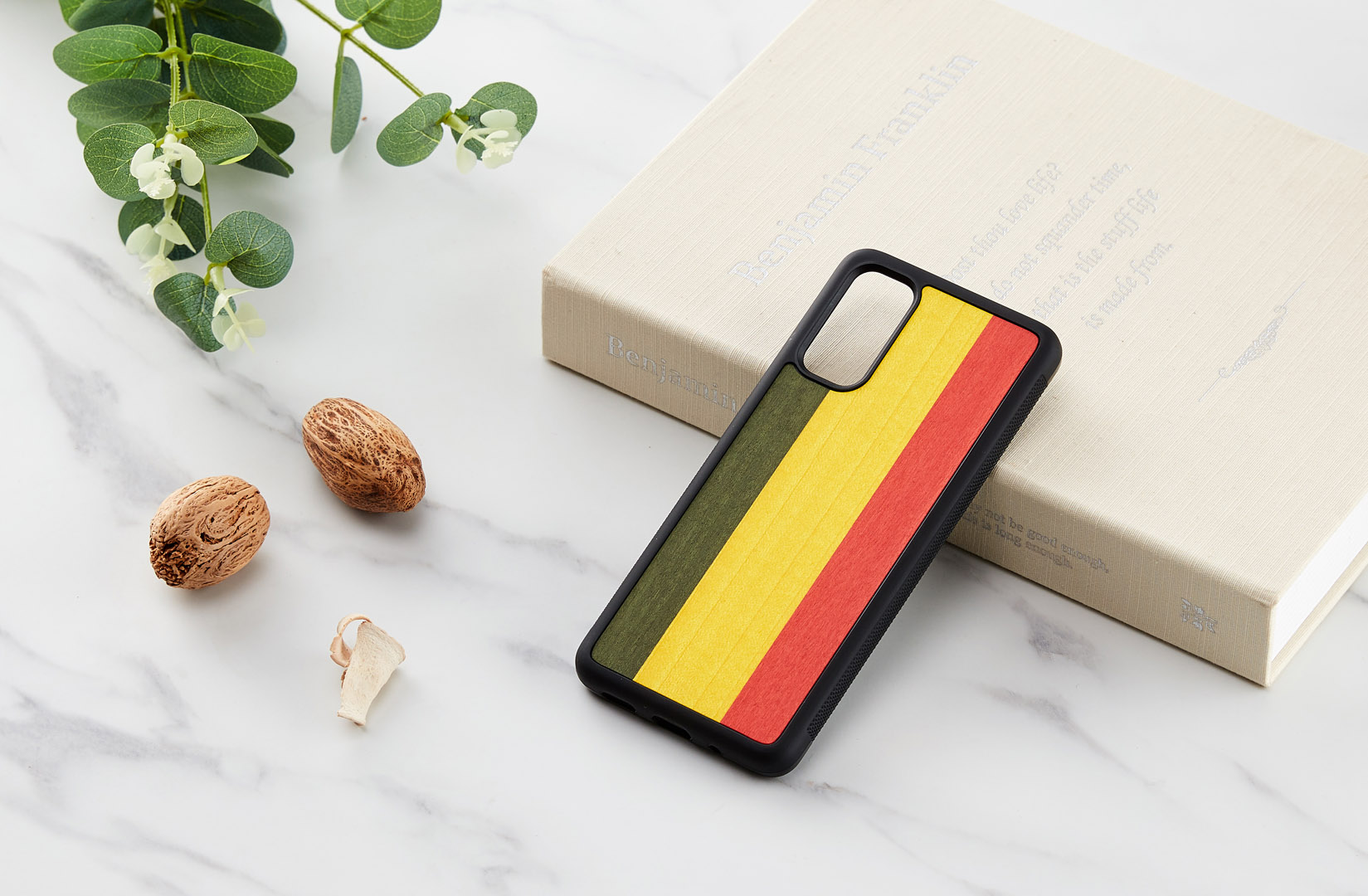 MAN&WOOD case for Galaxy S20 reggae black