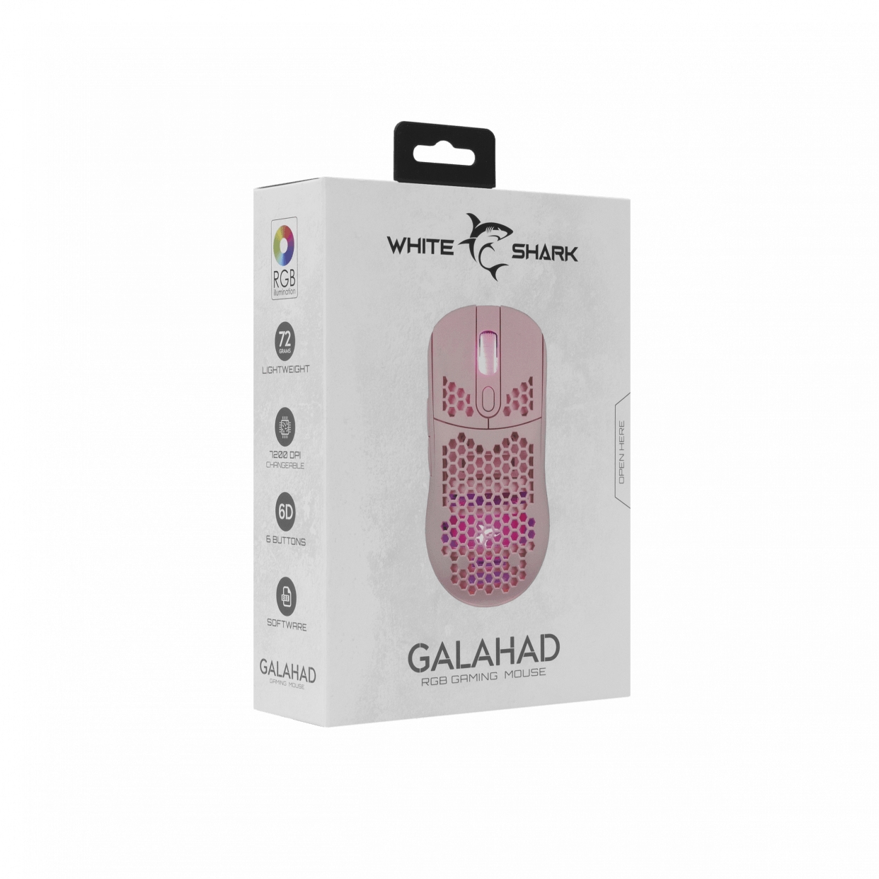 White Shark GM-5007 GALAHAD-P Gaming Mouse Pink
