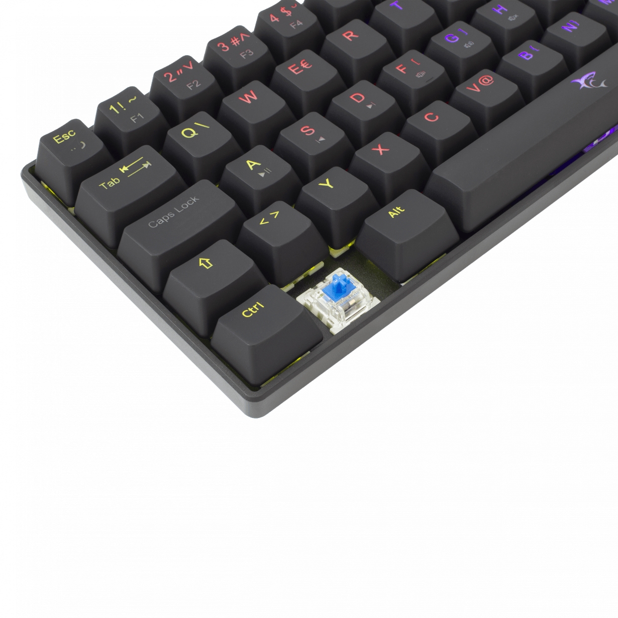 White Shark GK-2022 Shinobi Blue Switch, Black US