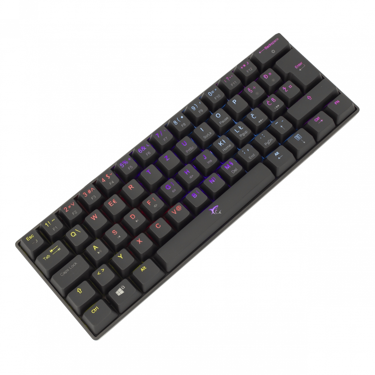 White Shark GK-2022 Shinobi Blue Switch, Black US