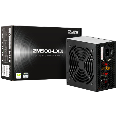 Zalman ZM500-LXII 500W, Active PFC, 85%