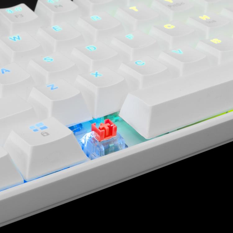 White Shark GK-2022 Shinobi Red Switch, White US