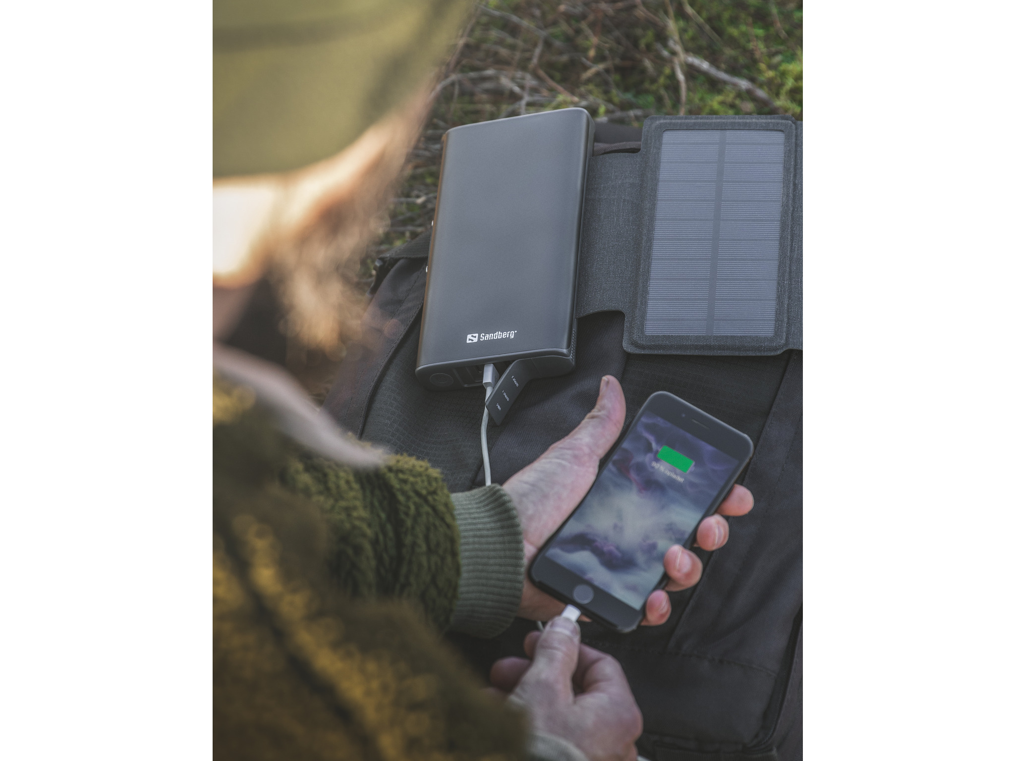 Sandberg 420-56 Solar 4-Panel Powerbank 25000mAh