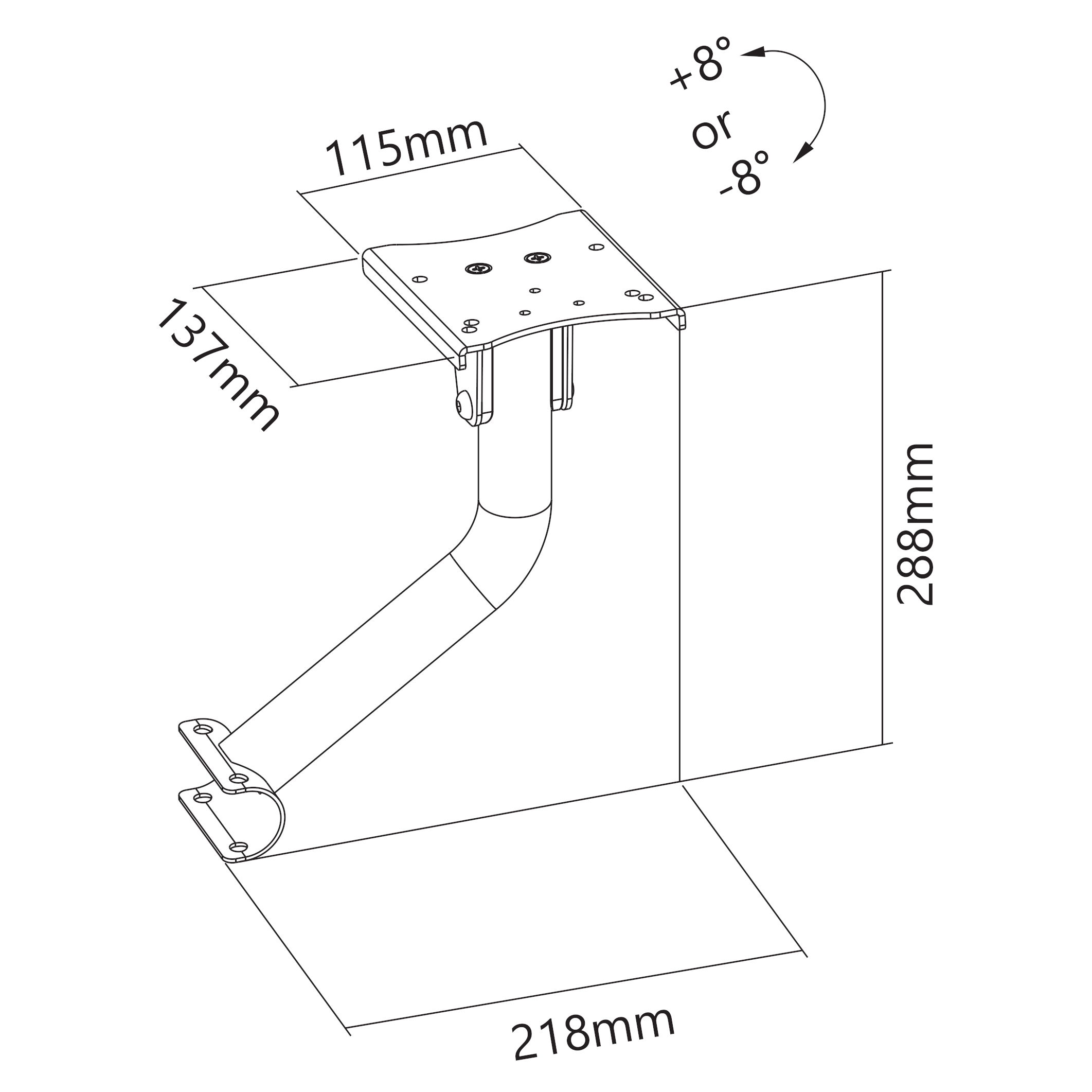 White Shark RSC-A01 Gear Shifter Mount for RSC-303