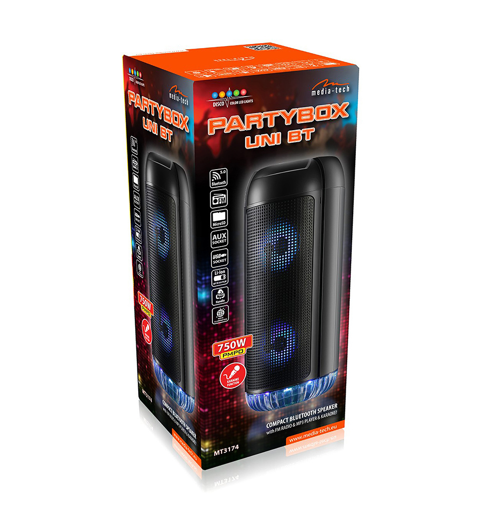 Media-Tech MT3174 Partybox Uni BT