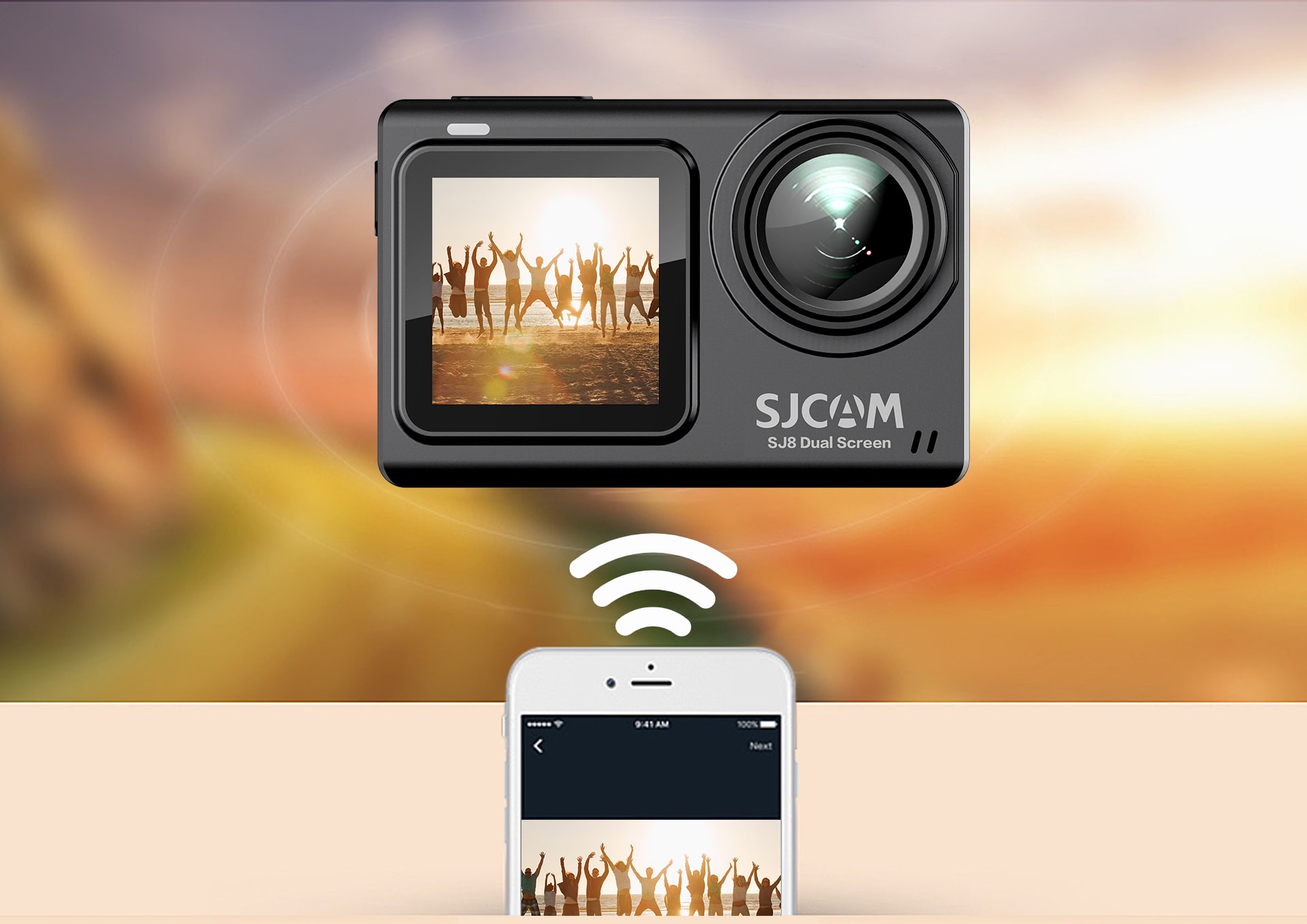 SJCAM SJ8 Dual Screen 4K veiksmo kamera