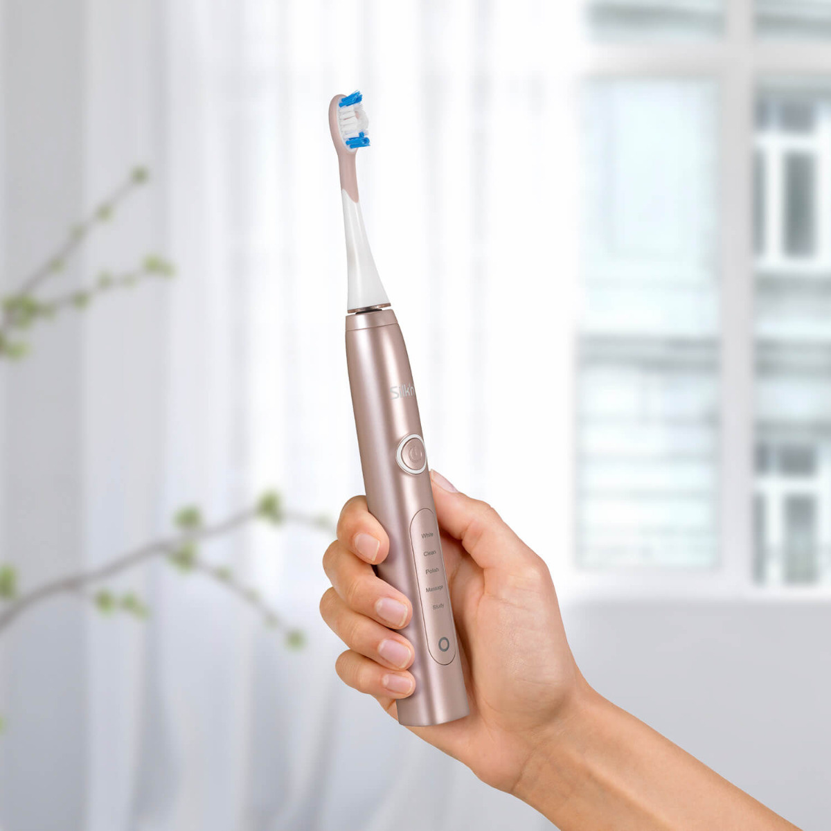 Silkn Sonic Smile SS1PEUP001 Rose Gold Elektriskā Zobu Birste
