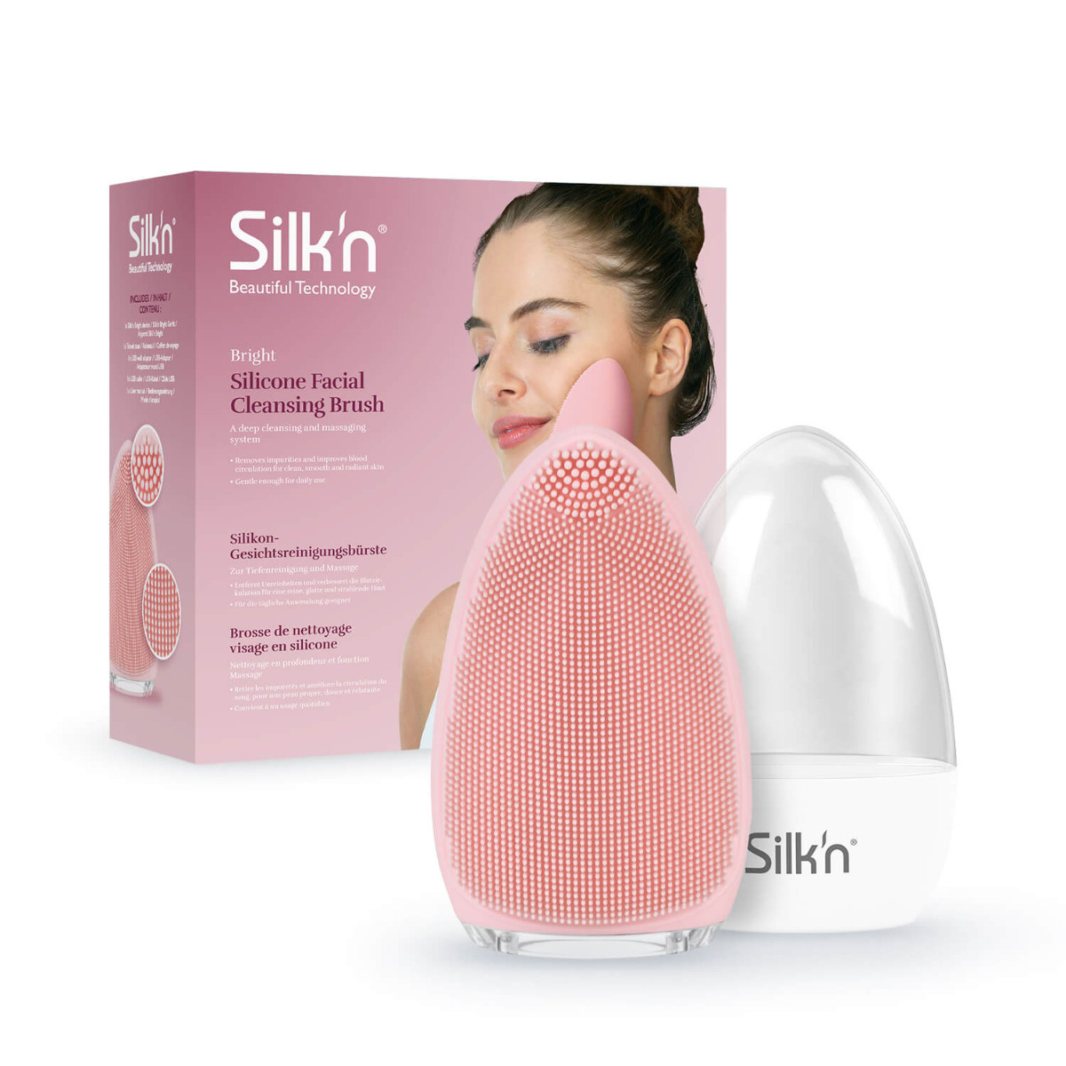 Silkn Bright Silicone Facial Cleansing Brush (FB1PE1P001)