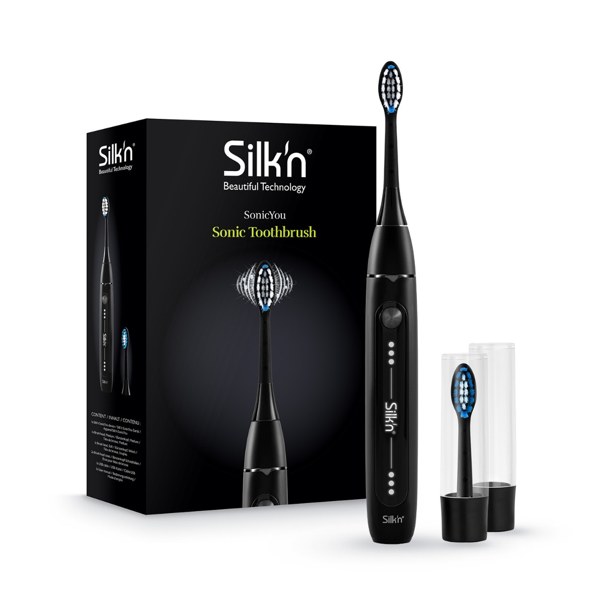 Silkn SonicYou SY1PE1Z001 Elektrinis Dantų Šepetėlis Juodas
