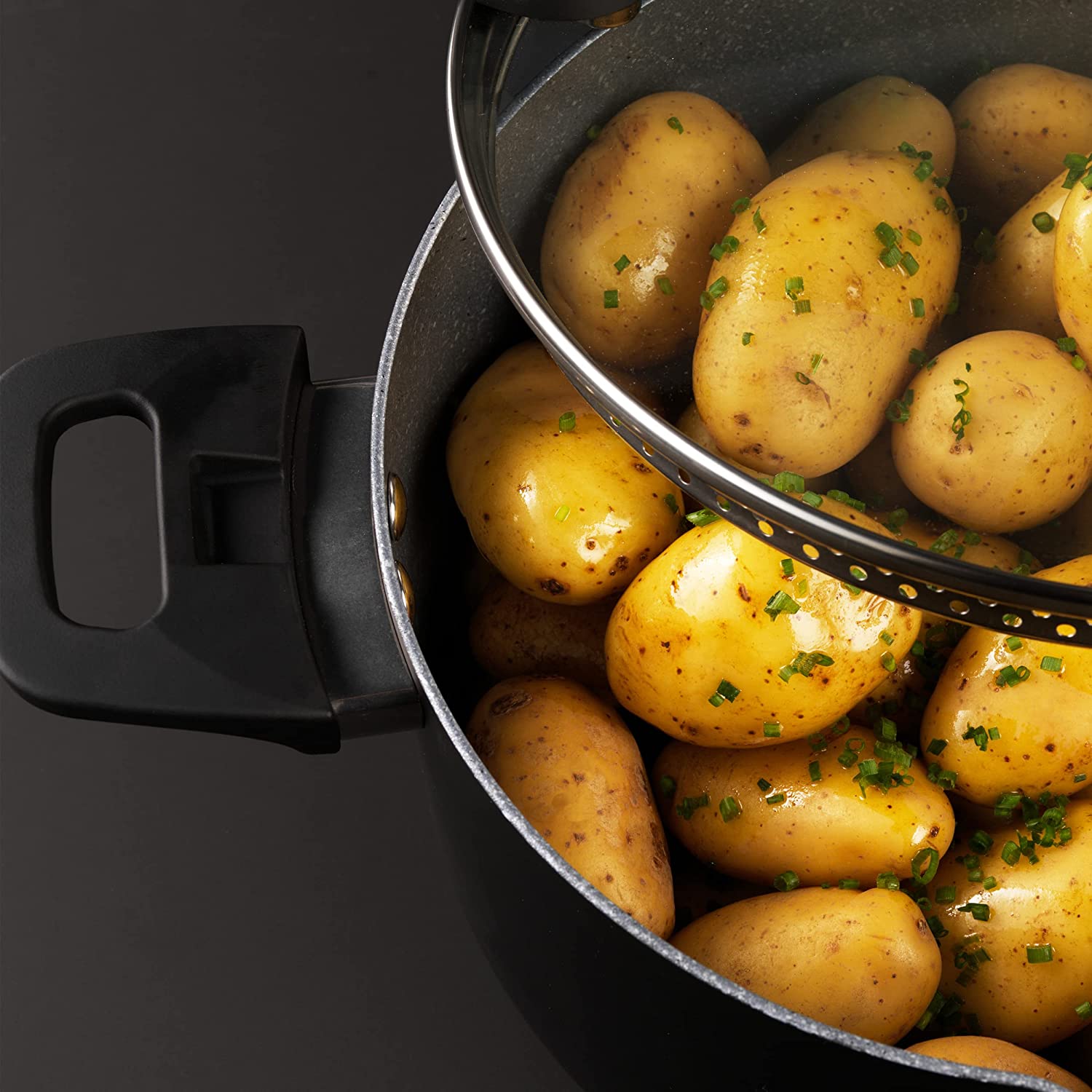 Russell Hobbs RH01840EU7 Stackable metallic marble pan set 4pcs