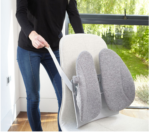 Homedics ER-BS200H Back Support Cushion with Cover + Heat