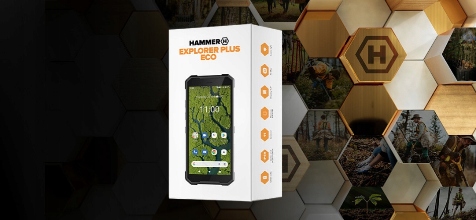 MyPhone Hammer Explorer Plus Eco Dual Black+Silver