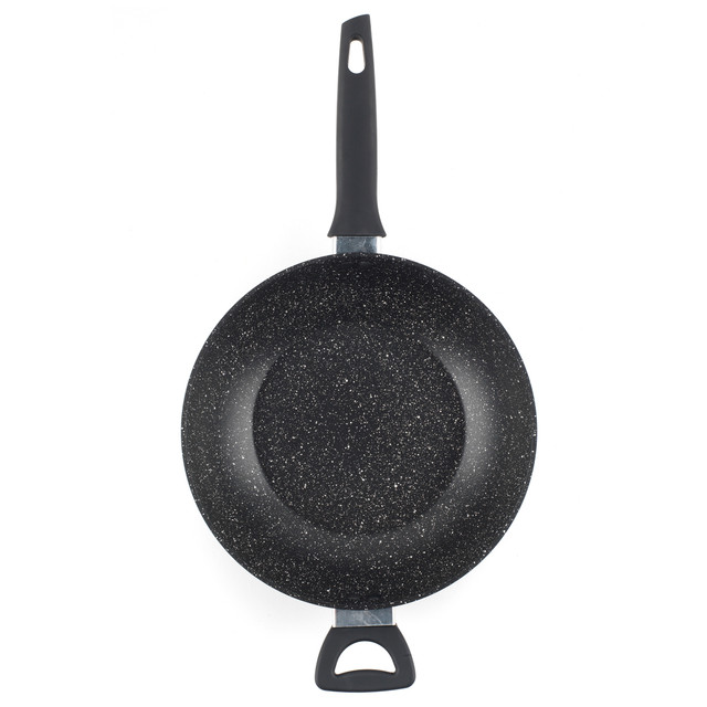 Russell Hobbs RH00488MOB 28CM MARBLE WOK - BLACK