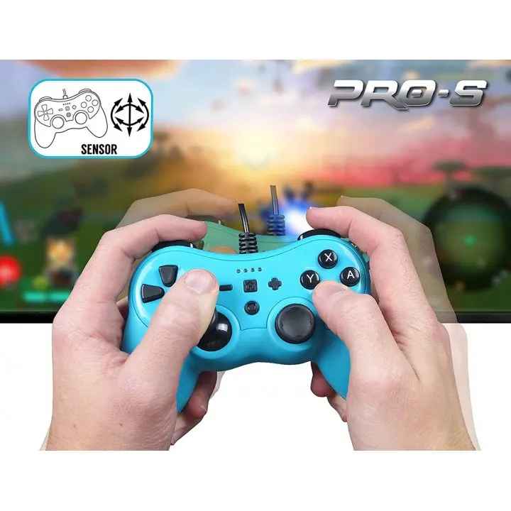 Subsonic Wired Controller Colorz Neon Blue for Switch