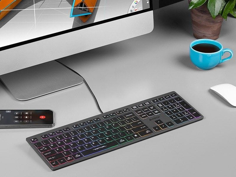 A4Tech 47126 FSTYLER FX60H Grey Neon Backlit