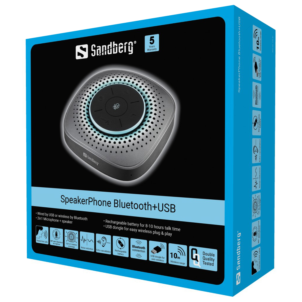 Sandberg 126-41 SpeakerPhone Bluetooth+USB