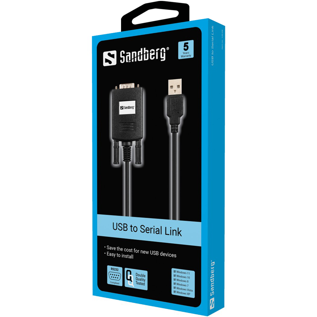 Sandberg 133-08 USB to Serial Link (9-pin)