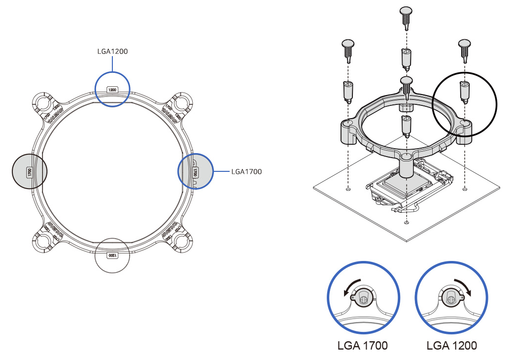 Zalman ZM-1700MKC Intel Mounting Kit