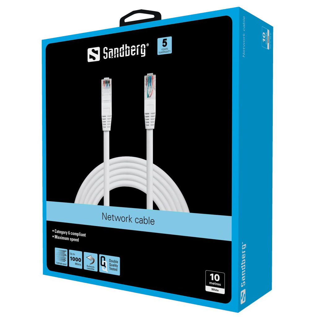 Sandberg 506-97 Network Cable UTP Cat6 10m
