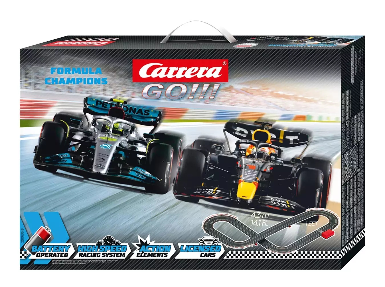 Carrera Formula Champions 4.3m 20063518