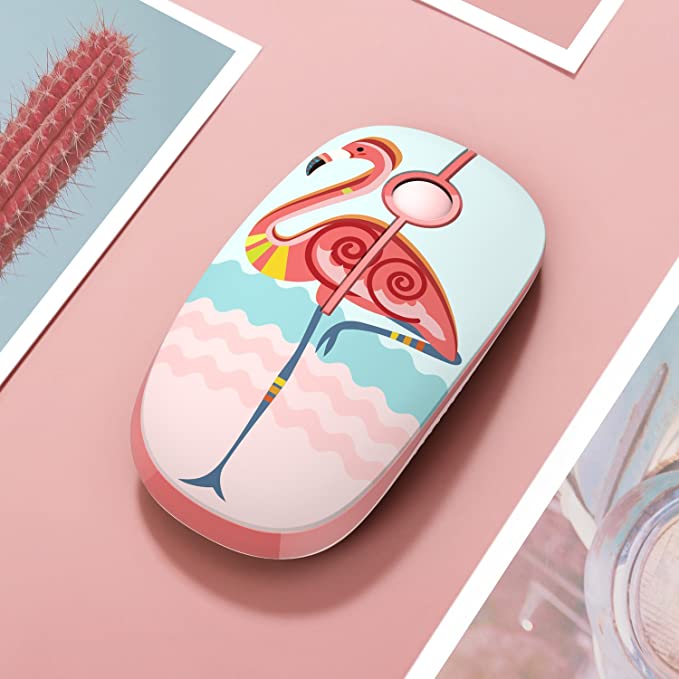 Tellur Kids Wireless Mouse Flamingo