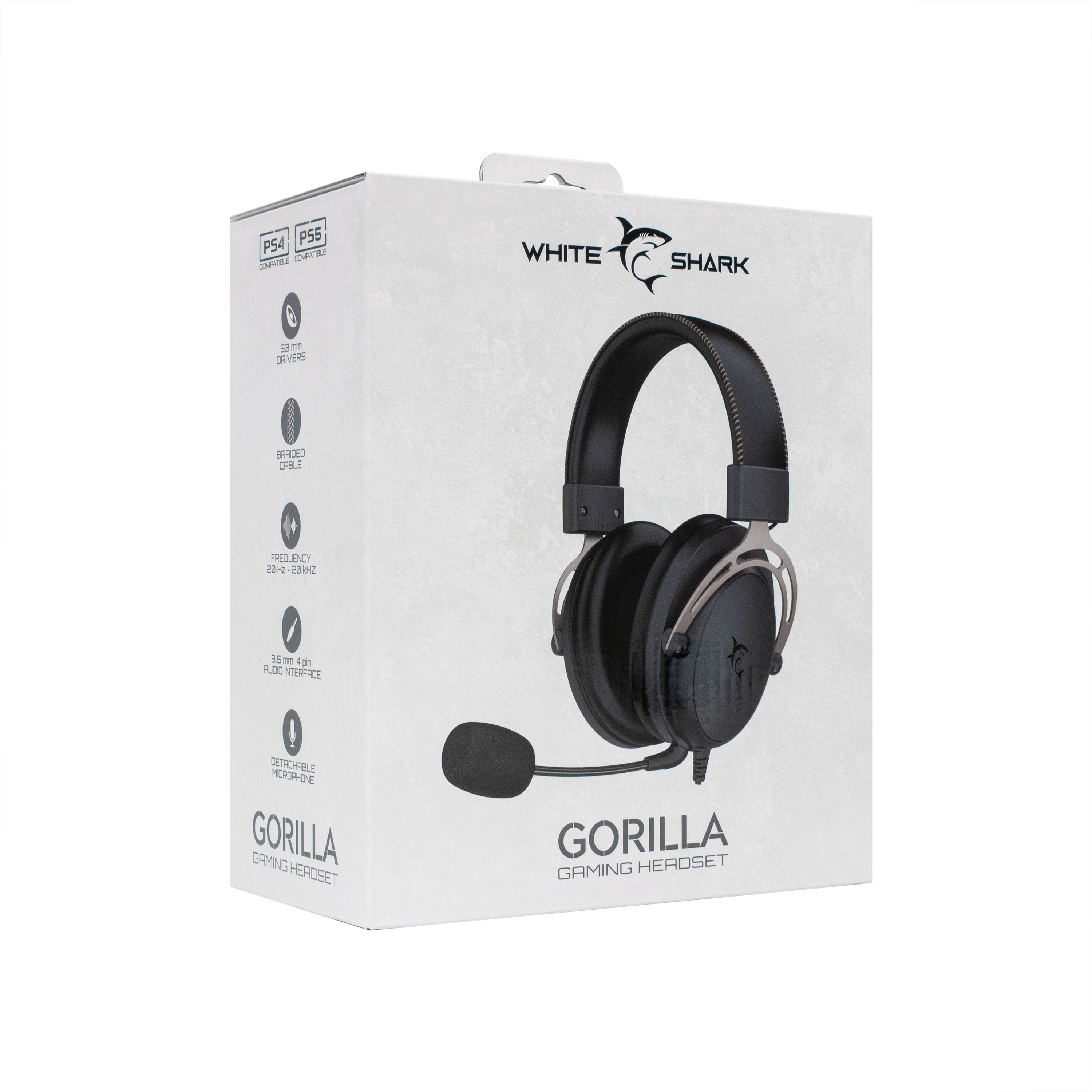 White Shark GH-2341 Gorilla Black/Grey