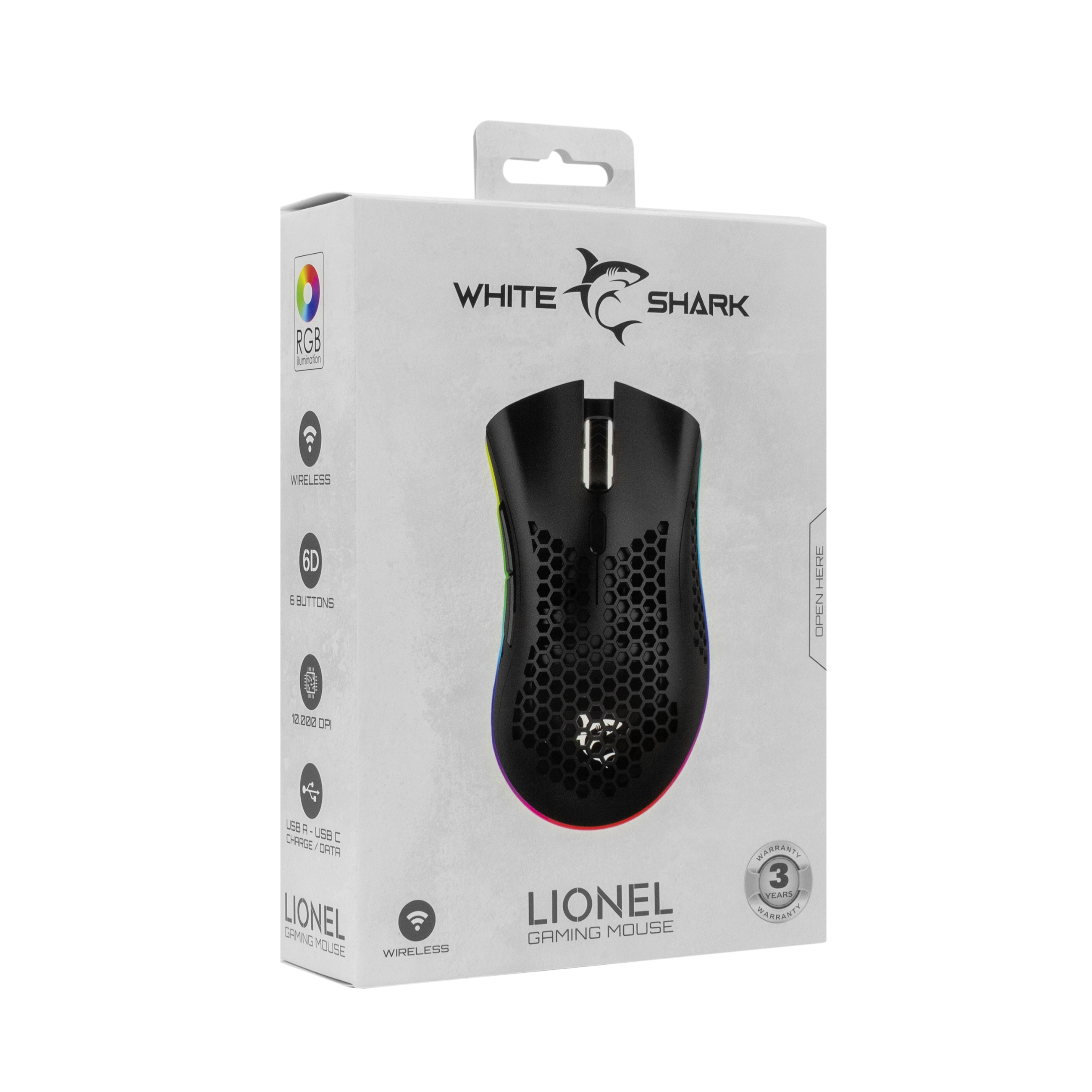 White Shark WGM-5012 Lionel Black