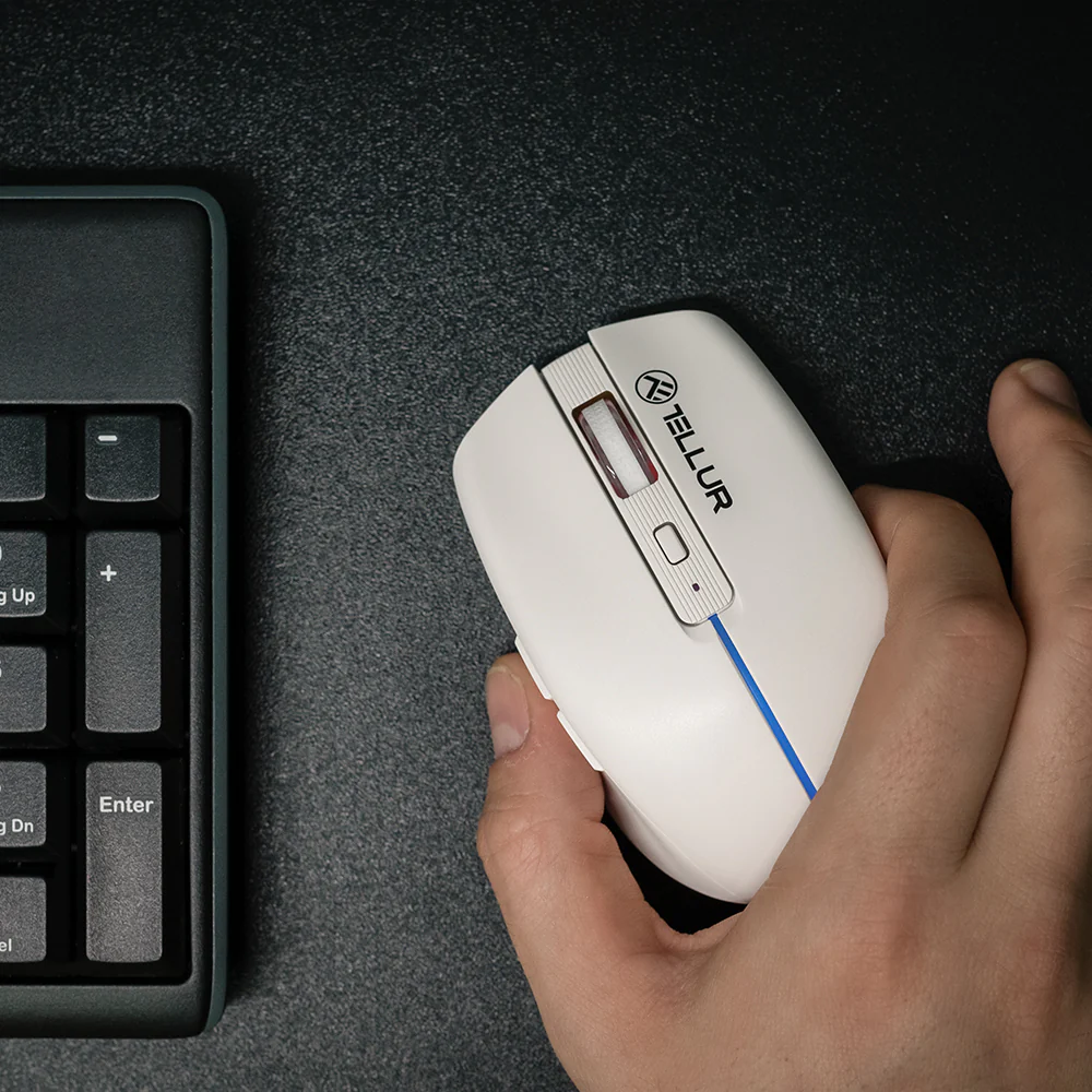 Tellur Silent Click White