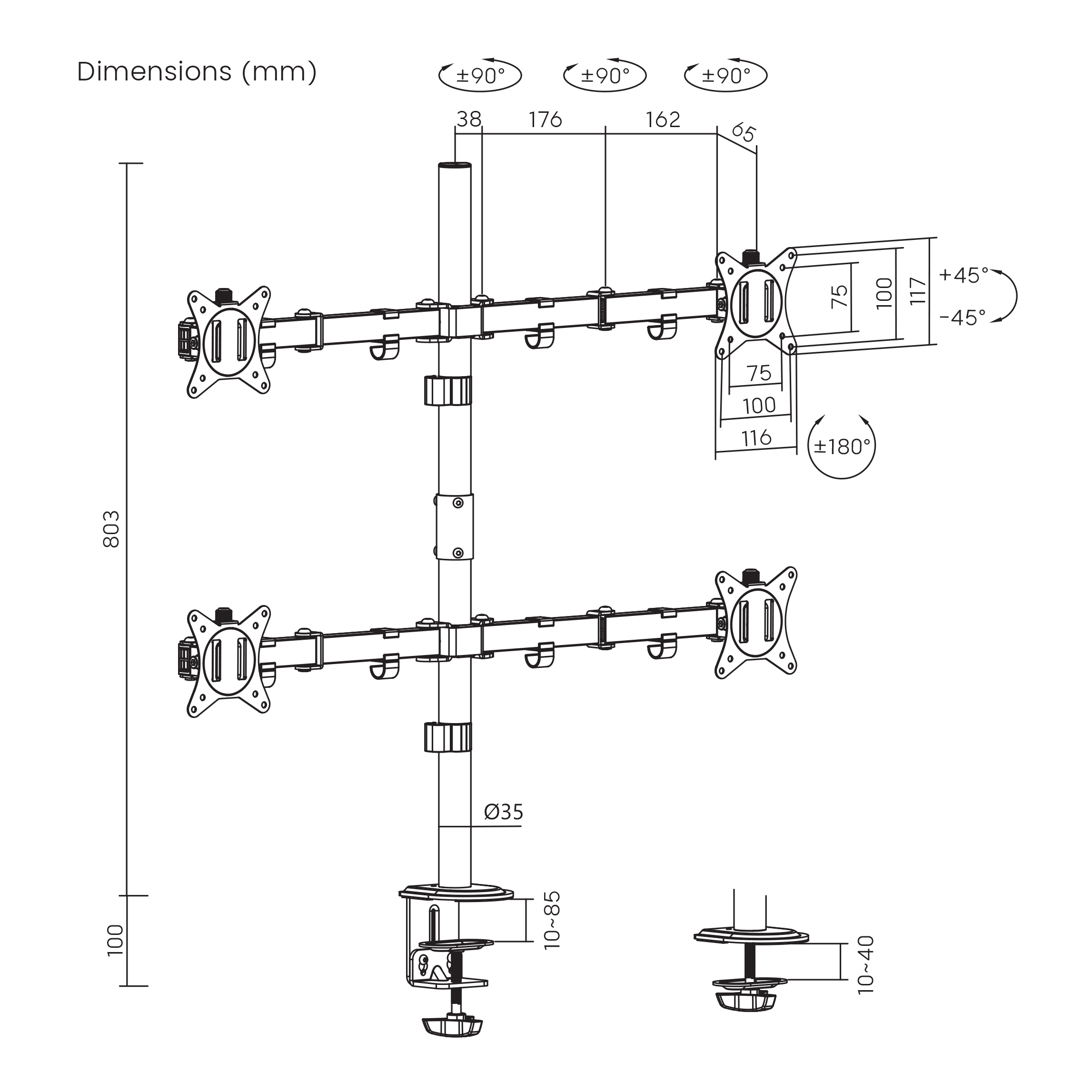 Sbox LCD-352/4-2 (17-32/4x9kg/100x100)