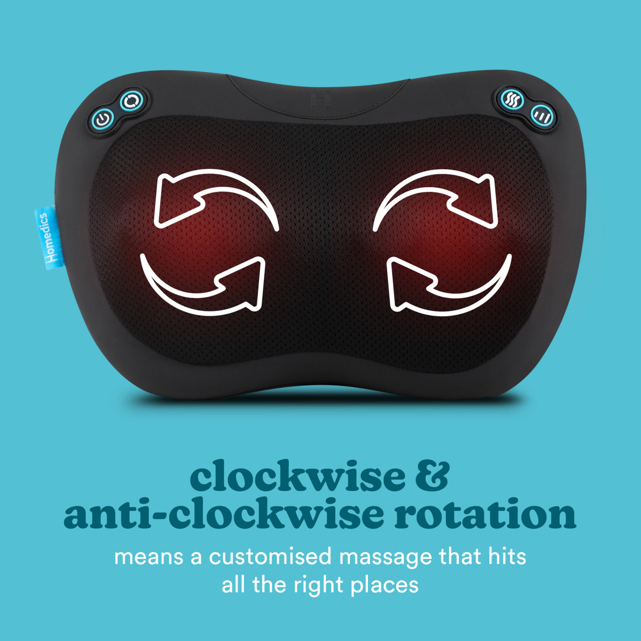 Homedics SP-45H-EB Everybody Shiatsu Massage Pillow