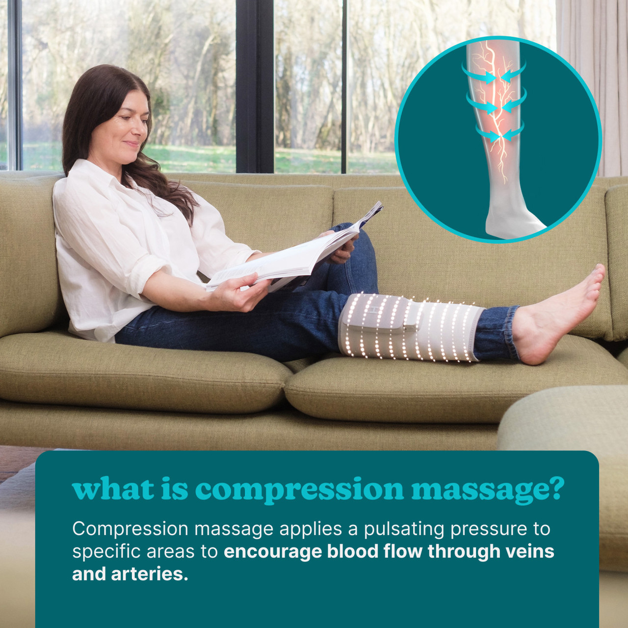 Homedics SR-CMC10H Modulair Calf Wrap Massager
