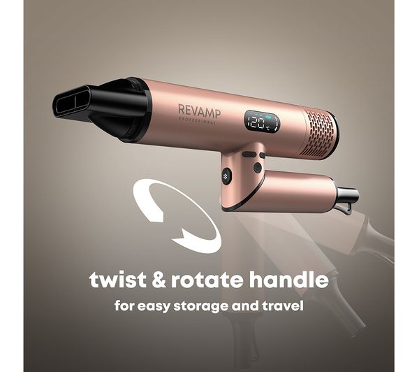 Revamp DR-6400GD-EU Dynamic Radiance x Shine Hair Dryer Gold