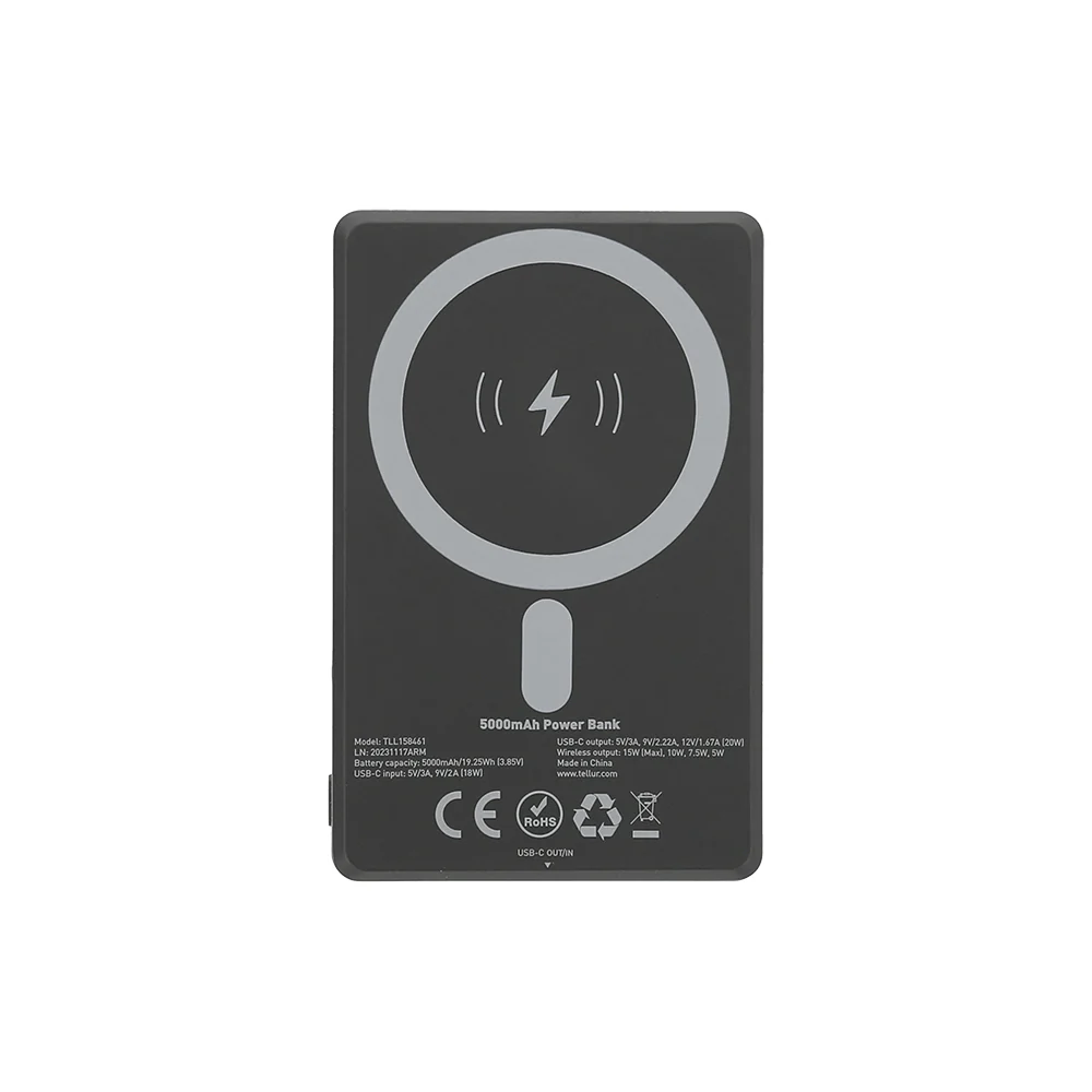 Tellur PD20W Ultra Thin  5000 mAh PowerBank MagSafe