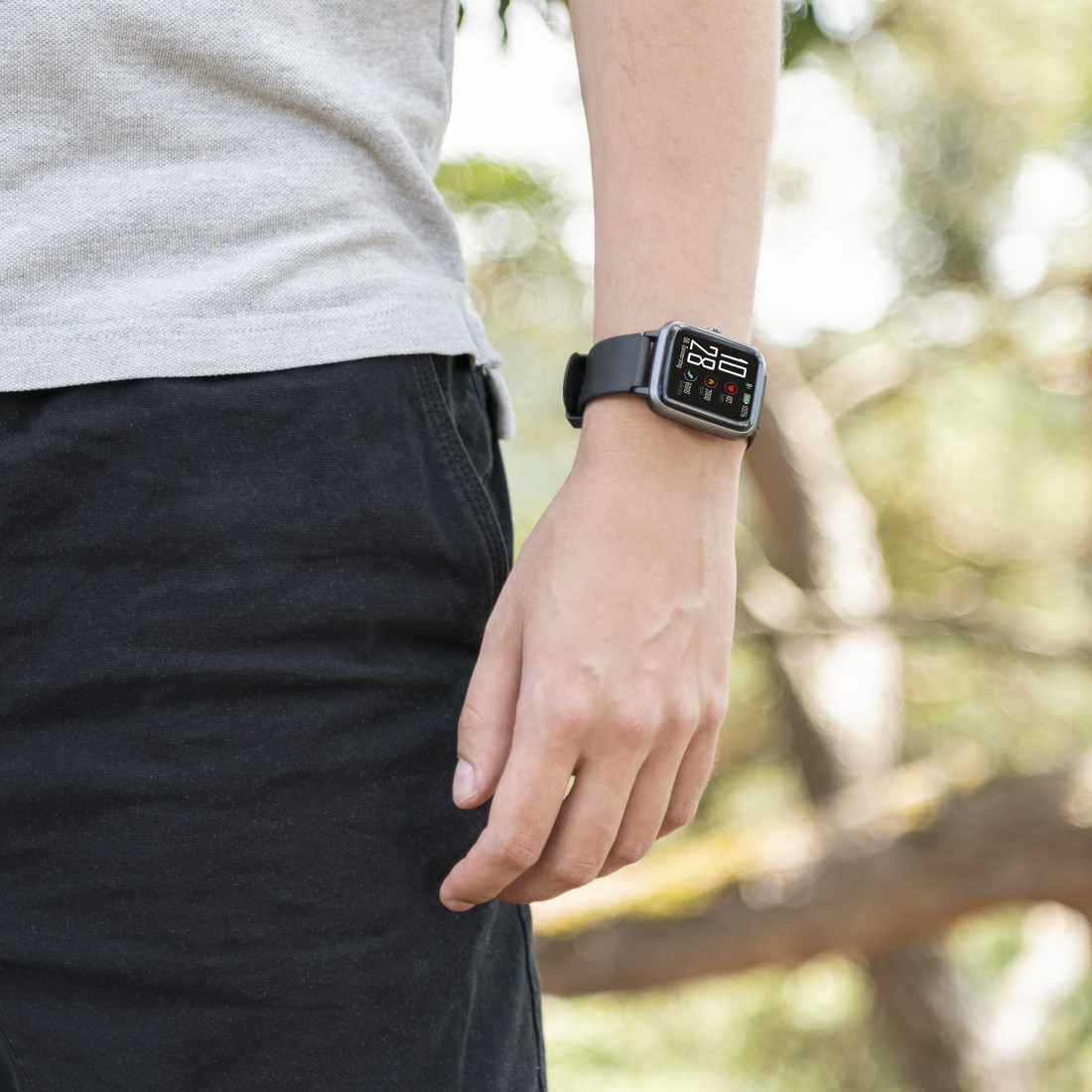 Hama 00178606 Fit Watch 5910 Black/Grey