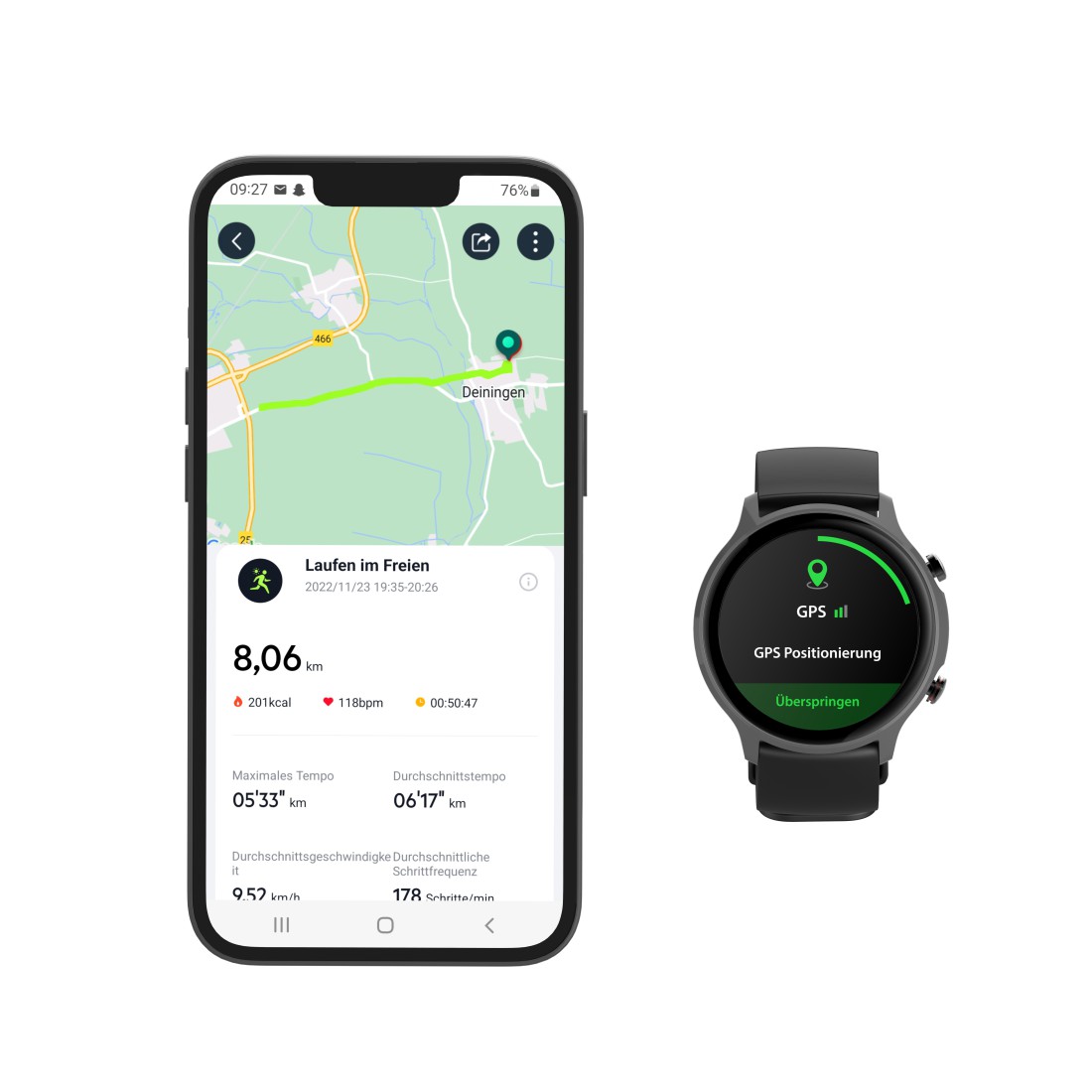 Hama 00178610 Fit Watch 6910 Black/Dark Grey