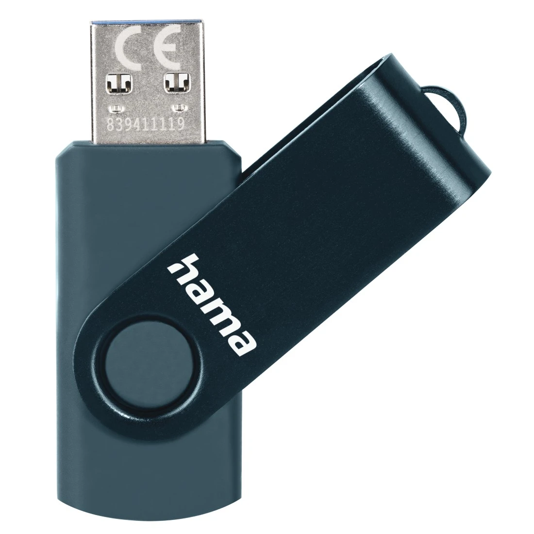 Hama 00182466 Rotate 256GB USB 3.0 petrol blue