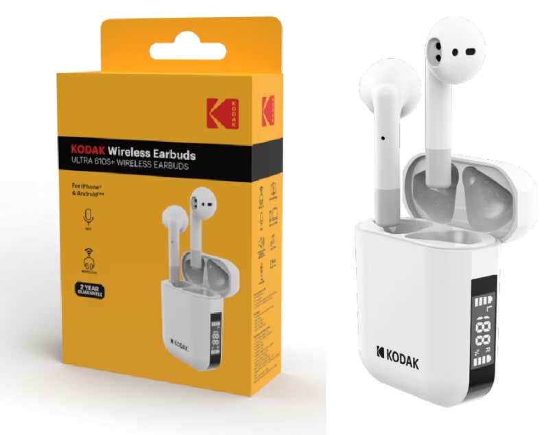Kodak Ultra 610S+ wireless earbuds White