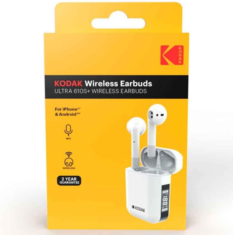 Kodak Ultra 610S+ wireless earbuds White