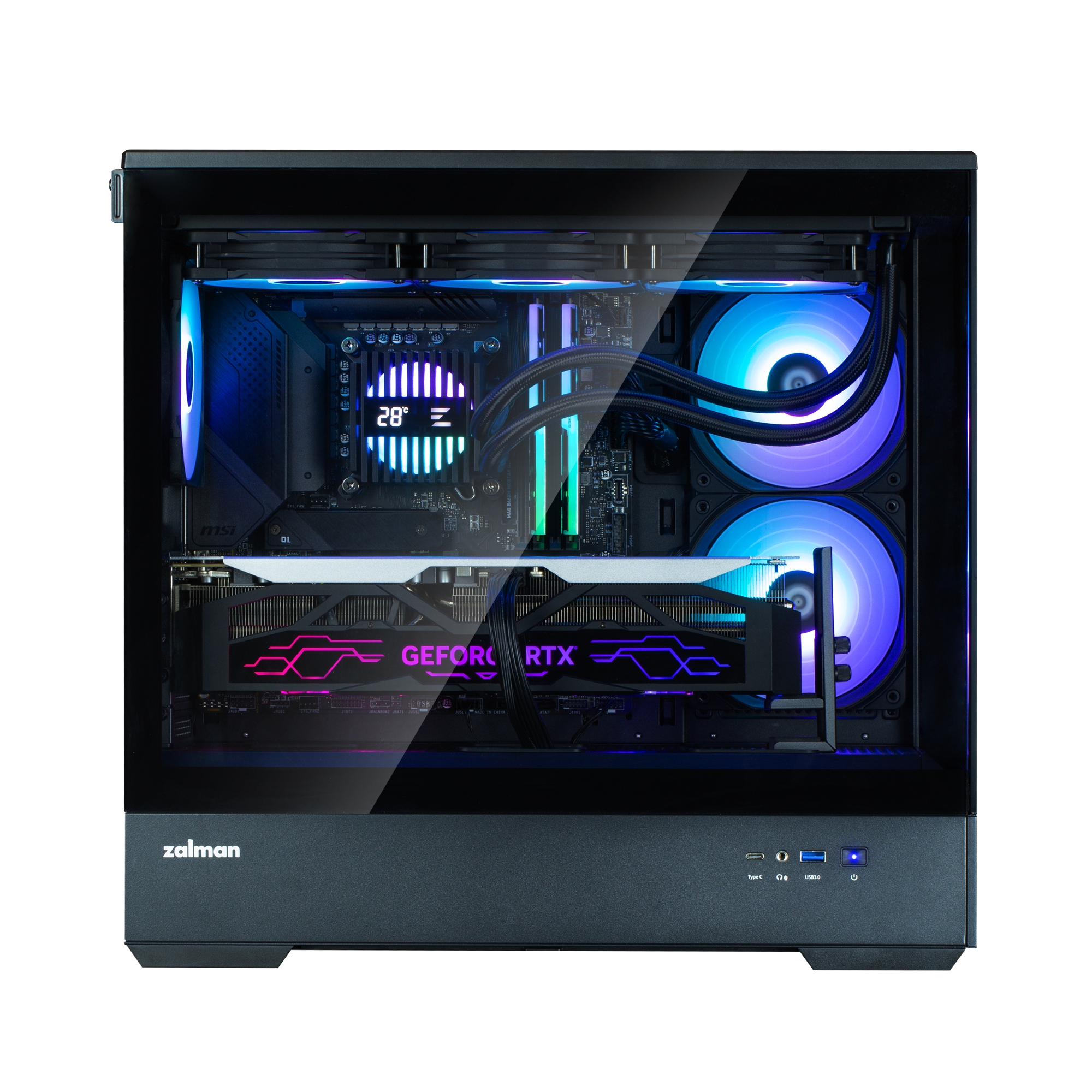 Zalman P30 Black V2 ARGB Fan x3