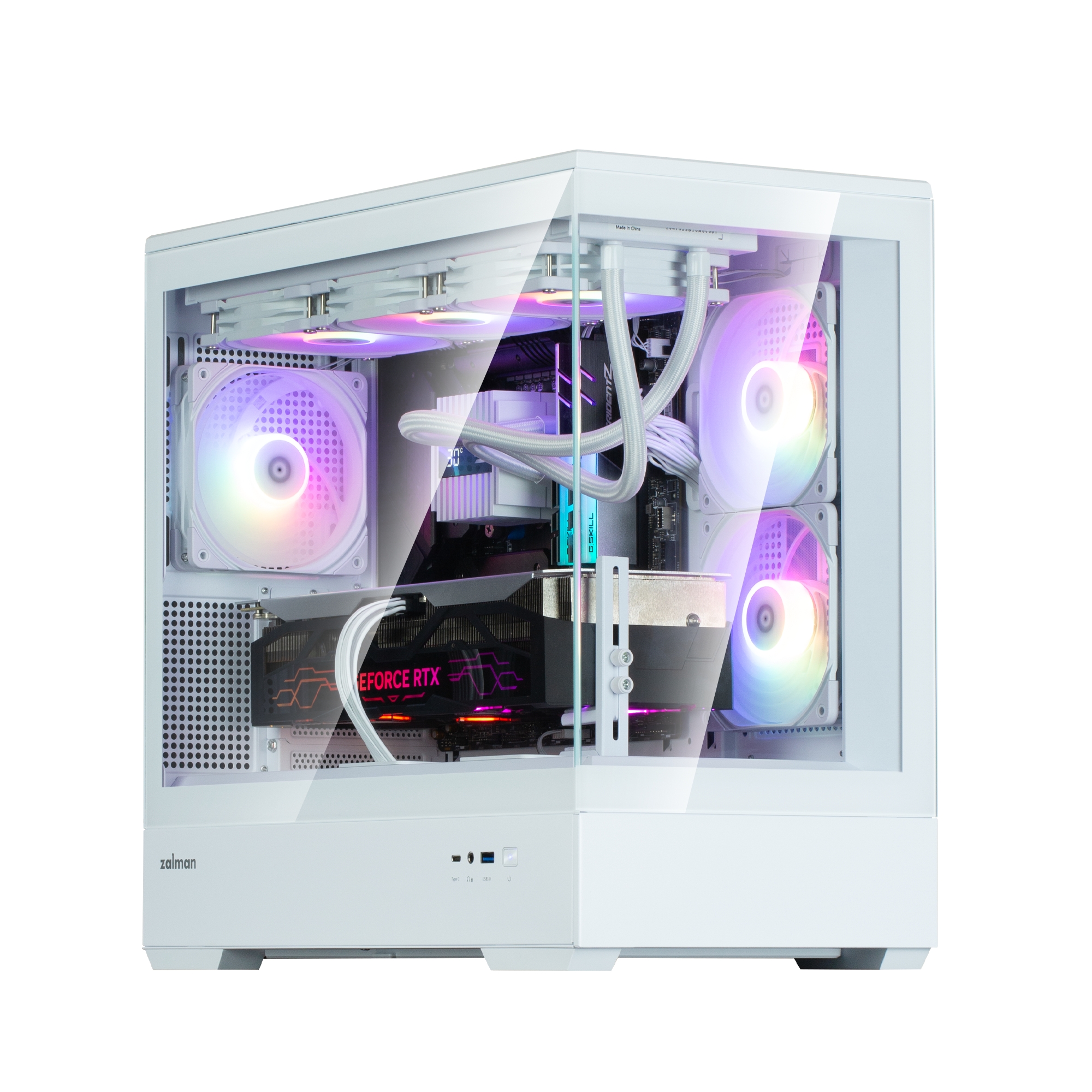 Zalman P30 White V2 ARGB Fan x3