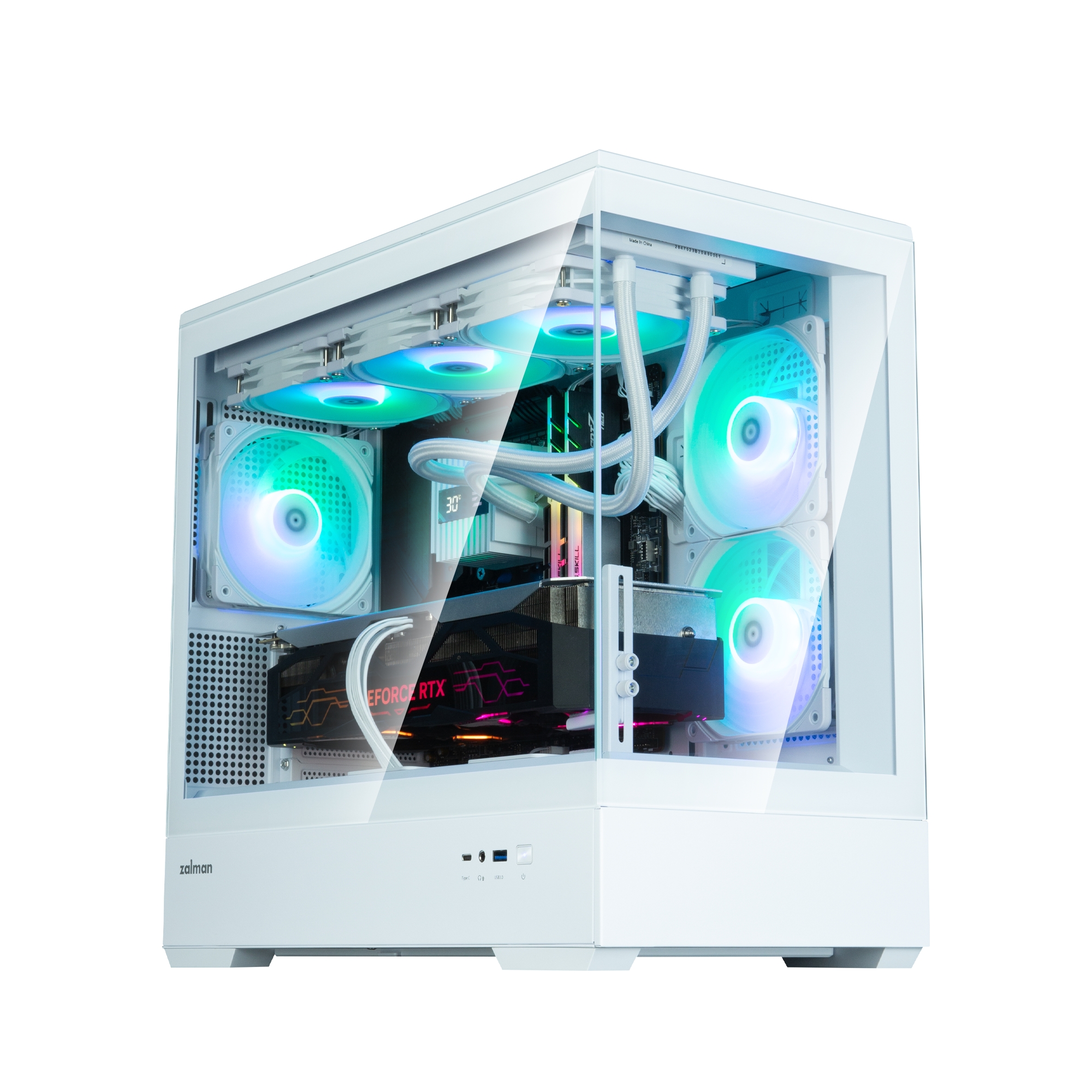 Zalman P30 White V2 ARGB Fan x3