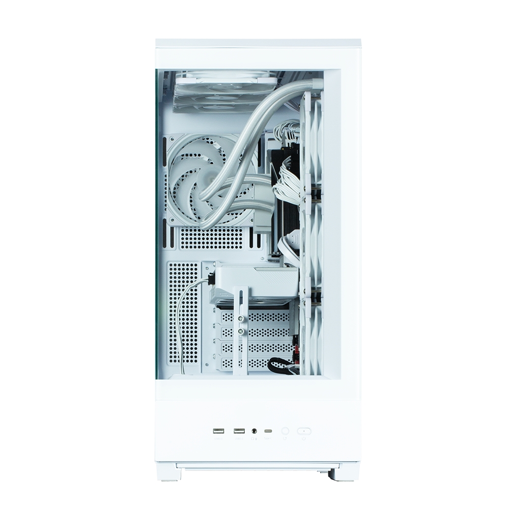 Zalman P50 DS  White, ARGB Fan x4