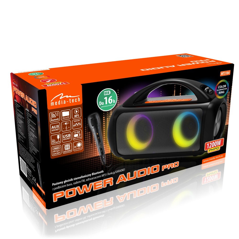 Media-Tech MT3184 Power Audio Pro