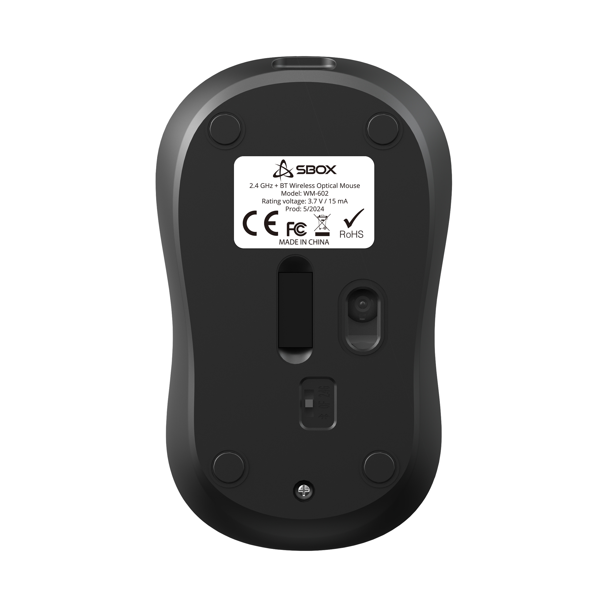 Sbox WM-602 Black Wireless