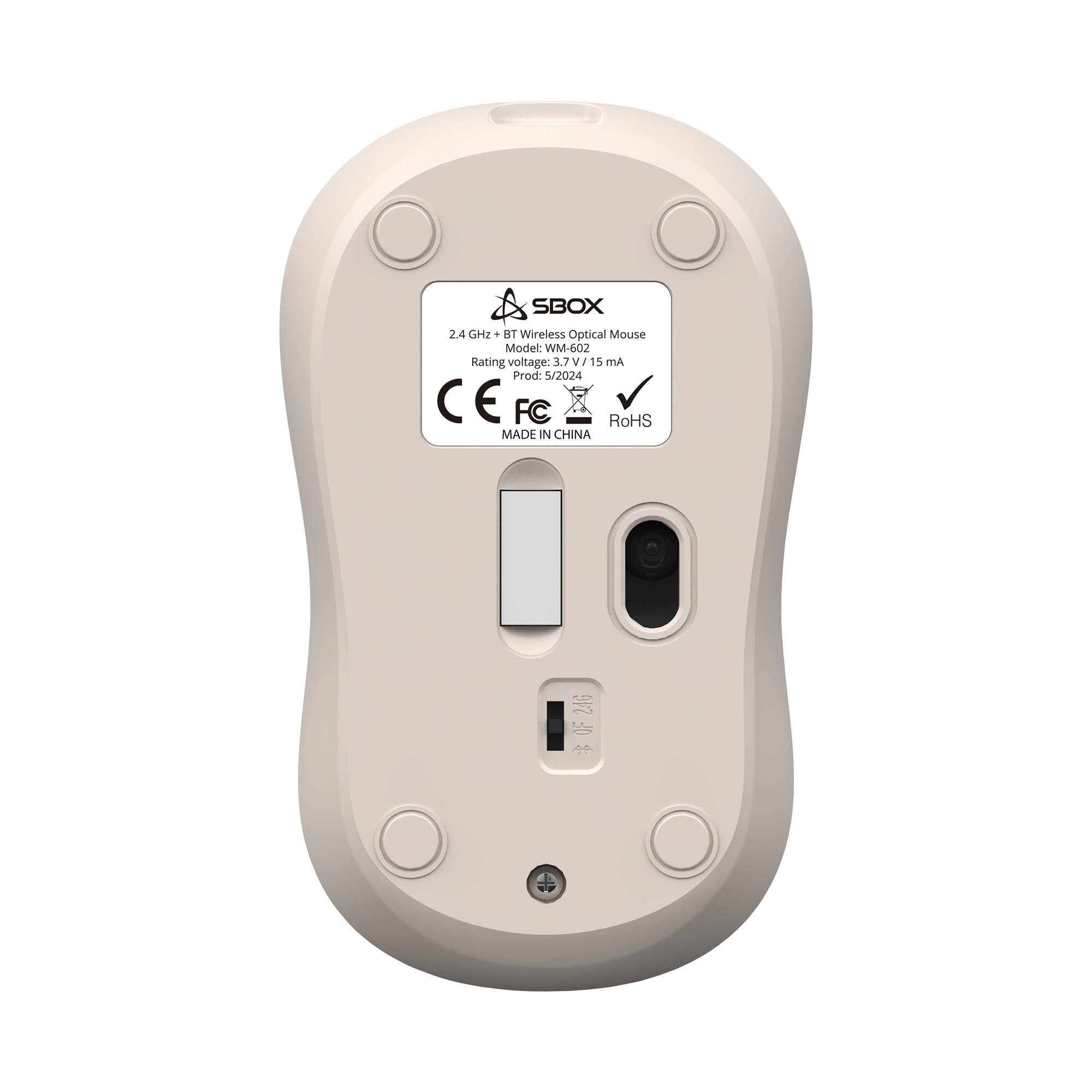 Sbox WM-602 Beige Wireless